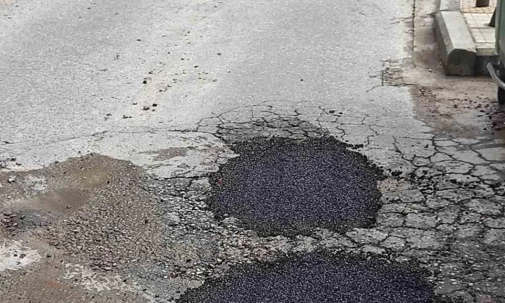 Θεσσαλονίκη: Εργασίες αποκατάστασης οδοστρώματος λόγω κακοκαιρίας